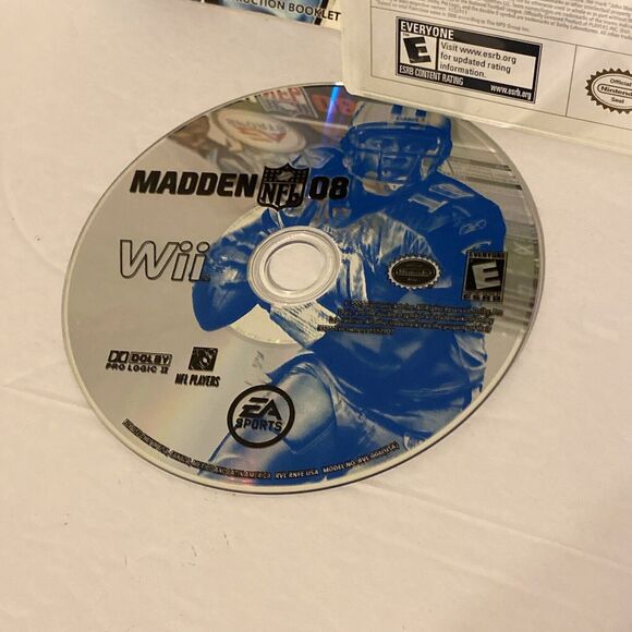 Madden NFL 08 Complete In Box (Nintendo Wii, 2007) Complete Everyone - Picture 6 of 8
